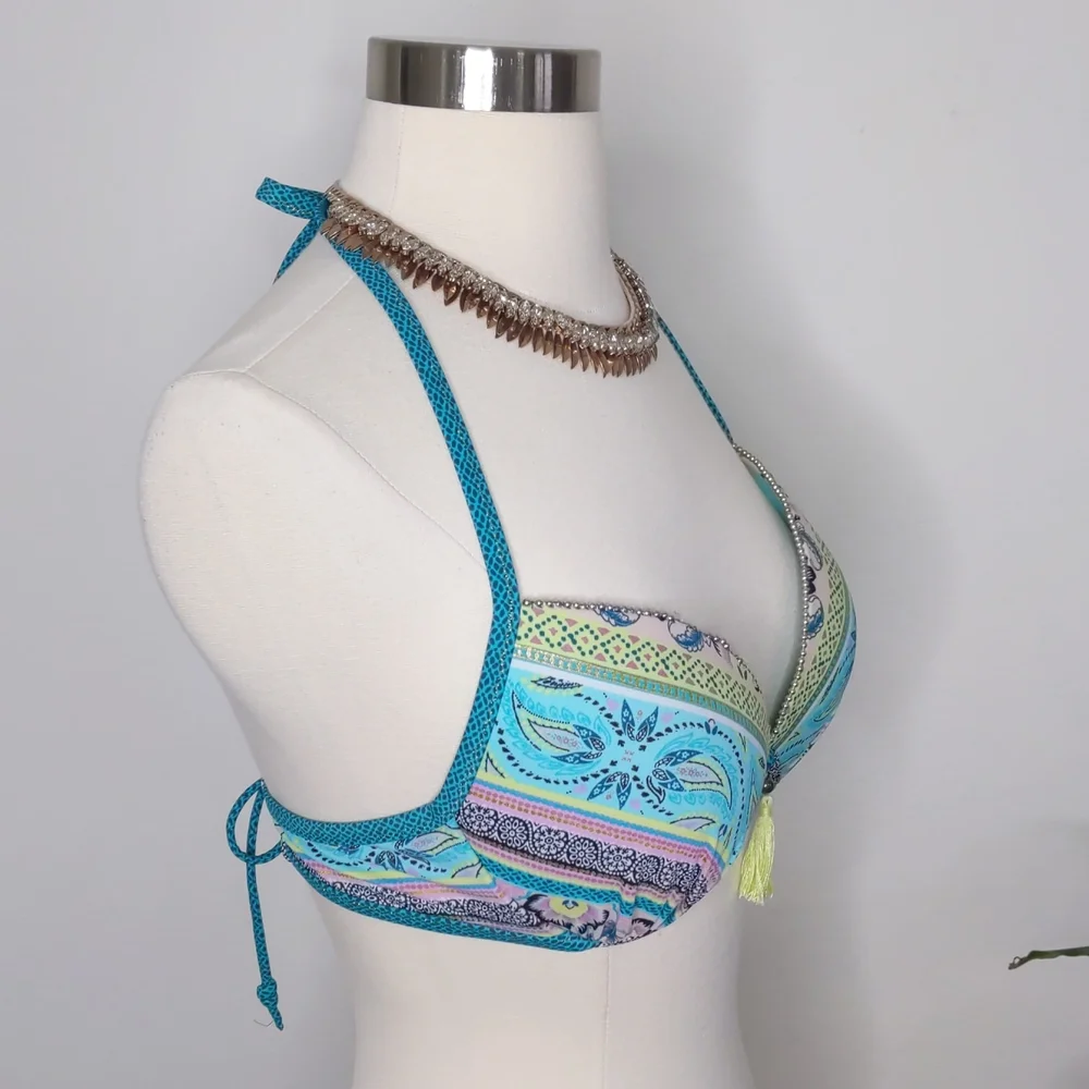 Shade & Shore Target | Under wire Bikini Top| Size 36 C | Blue, Purple, …